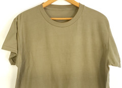 Military Style T-Shirt Unisex Large/XL? Olive Green Drab Distressed