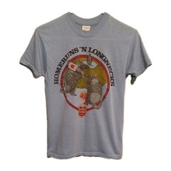 Vintage Lone Star Beer Armadillo Size S Blue used As-Is runs smaller