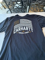 Carhartt Relaxed Fit Flag Graphic Durable Goods T-Shirt