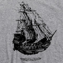 Flying Dutchman T Shirt Davy Jones Locker Shipwreck Sailors Sail Oceans Seas Tee
