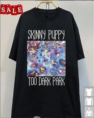 New Skinny Puppy Band Too Dark Park Black S to 5XL Concert Shirt SN672