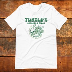 TURTLE’S RECORDS & TAPES VINTAGE-STYLE SHIRT RECORD STORE SHOP VINYL RSD GIFT