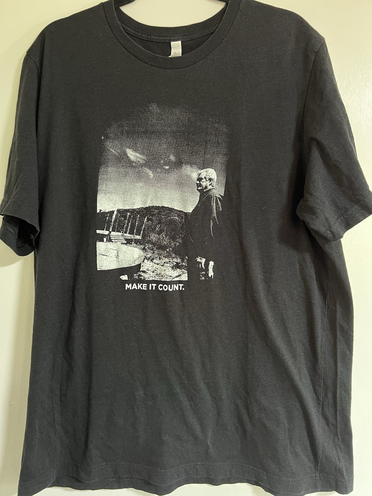 No Brand Tshirt Quote: “Make It Count” With Some Guy Graphic on Bella Canvas Tee