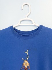 Vintage Grinch Max Promo T Shirt Dr Seuss Movie Tee Blue Size Large