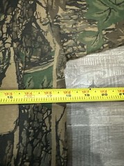Vtg 80s Ace Sportswear Pocket T Shirt Sz M Camo Treebark SS Made in USA