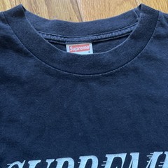 Used Supreme Bitch Please Tee T-Shirt Black Size Large