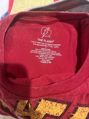 The Flash Superhero T-shirt Red size Large