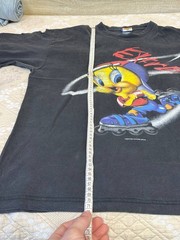 1999 Tweety Bird Art Cartoon Movie Warner Bros T Shirt USA Size XL Looney Tunes