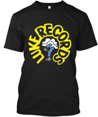 NWT Luke Records American Record Southern Hip-Hop Genre Logo T-Shirt Size S-4XL