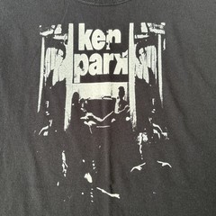 Ken Park DIY Screen Print shirt, XL Gildan thrifted, Larry Clark Harmony Korine