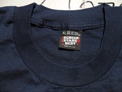 XL Silver Lake 1989 Vintage Light Stain Gold Print Shirt