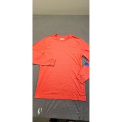 Carhartt Mens K231 Loose Fit Long Sleeve Graphic T-Shirt Orange Small TK0231-M