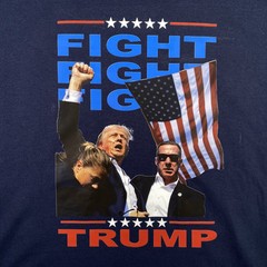 Trump Fist Pump Fight Fight 2024 Election Shirt DJT 2024 Vance Campaign Tee
