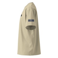 Unisex organic oversized high neck t-shirt