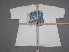 Vintage Iowa Masters Shirt Mens Extra Large XL White Swimming Championship 90s