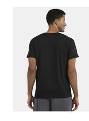 Athletic Works Men’s Black Short Sleeve Cotton T-Shirt Size XL (46-48) NEW
