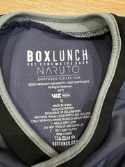 Naruto Men’s Anbu T-Shirt SMALL Kakashi Hatake Black Ops Unit Blue Box Lunch EUC