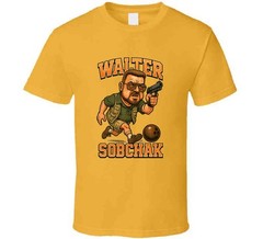 The Big Lebowski Walter Sobchak Retro 80’s Movie Caricature T Shirt