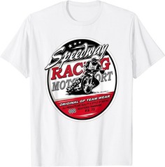 Motorcycle Speedway Flat Track Racing Graphic T Shirt Unisex S-5XL