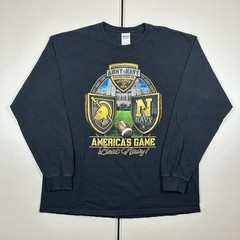 Army vs Navy “America’s Game” Long Sleeve Shirt College Football Army Fan XL