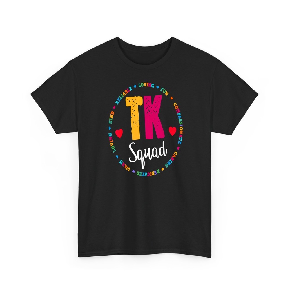 TK Squad Transitional Kindergarten Teacher Crew T-Shirt