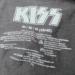 KISS Destroyer Band T-Shirt Mens Medium Black Neon Graphic Mad Engine 2023 Rock