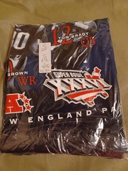 Vintage 2002 Tom Brady Photo Patriots XXXVI Super Bowl AFC Champs XL T-Shirt