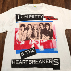 Vintage Tom Petty & The Heartbreakers 1987 Temple In Flames Euro Tour T-Shirt XL