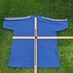 Vintage 80s Almenda Bobcat Shirt L/XL 21×25 Blue Elementary