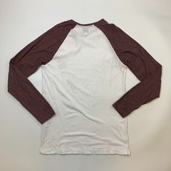 Pull & Bear T Shirt Mens M Medium Raglan Crew Lightweight Long Sleeve Cotton