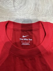 The Original Nike Core Tee Men Athletic Cut Short Sleeve Shirt Red Sz Medium New
