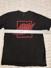 Vintage Air Jordan Black Red Graphic T-Shirt Size XL