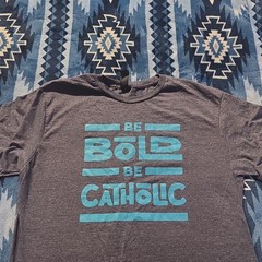 Gildan Softstyle & Bella+Canvas Bear Men’s Gray Graphic T-Shirts Size M