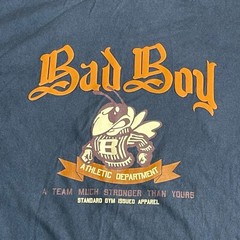 Vintage Graphic Bad Boy Entertainment Y2K T-Shirt Large P Diddy Puff Daddy Rare