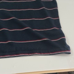 Goodfellow & Co Men’s Blue/Red/White Striped Short Sleeve Crew Neck Tee 2XL