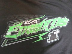 Richie Edwards Auto Racing Grayson Kentucky Black XL T-shirt