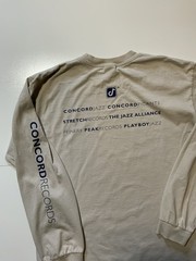 Vintage Concord Records Jazz Peak Playboy Graphic Long Sleeve Crew T-Shirt Sz. L