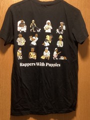 Rappers With Puppies Dog Limited Drake 21 Savage, Black T-Shirt, Mens Size M