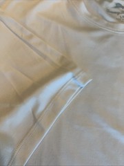Tommy Bahama SZ L Mens SS Tshirt Coconut Cream Performance Poly Cotton NWT $64.5