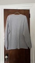 Carhartt Grey Long Sleeve Pocket Tee size L