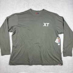 NWT XTRATUF T Shirt Mens 3XL Green Graphic Tee Long Sleeve Workwear Cotton