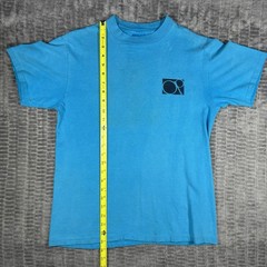 VTG 80s Ocean Pacific Op Surf T Shirt M Turquoise Windsurfing Single Stitch USA
