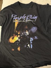 Vintage 1980s Prince Purple Rain T-Shirt Original Single Stitch, Tubular Knit XL