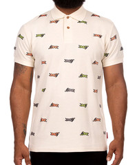 New ICECREAM Cyan S/S Polo Antique White SIZES S-2XL MSRP $150