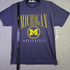 University of Michigan Shirt Men Medium YELLOW Wolverines U of M NCAA Sports NWT