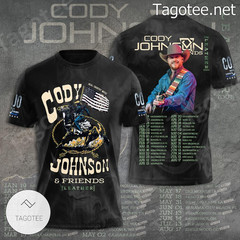 Co.dy John.son And Friends The Leather Tour T-shirt AOP 3D All Sizes S-5XL VA680