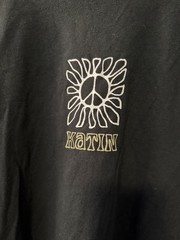 Katin 100% Organic Cotton Tee Shirt Men Sz M Earth Peace Yinyang Sustainable