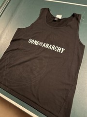 Men’s Sons Of Anarchy FX Licensed Sleeveless Tank Top LARGE Biker TV Motorcycle