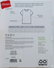 NIB Hanes SS TShirts Moisture-Wicking Stretch Cotton 3pk Men S Black Gray Blue