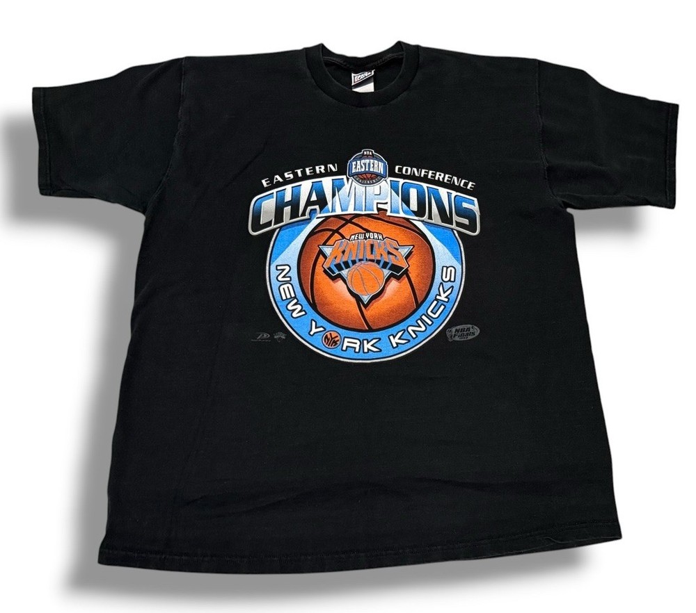 Vintage 1999 NBA Finals New York Knicks XL Eastern Conference Champions T-Shirt